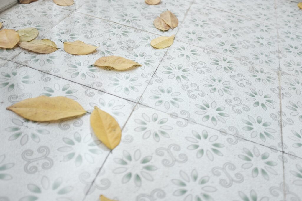 Home tiled floor maintenance